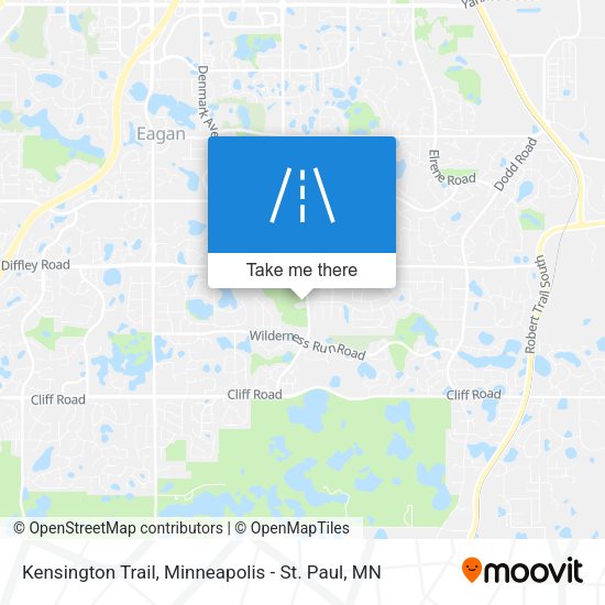 Kensington Trail map