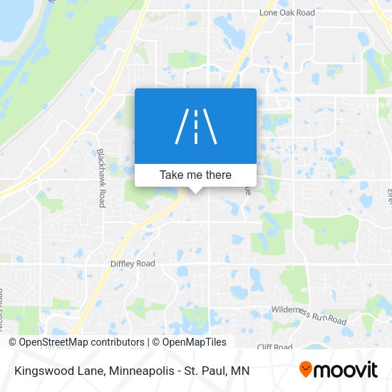 Kingswood Lane map