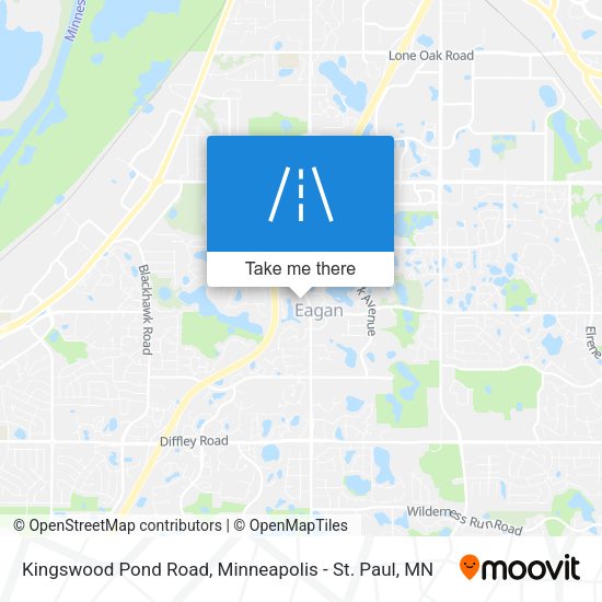 Kingswood Pond Road map