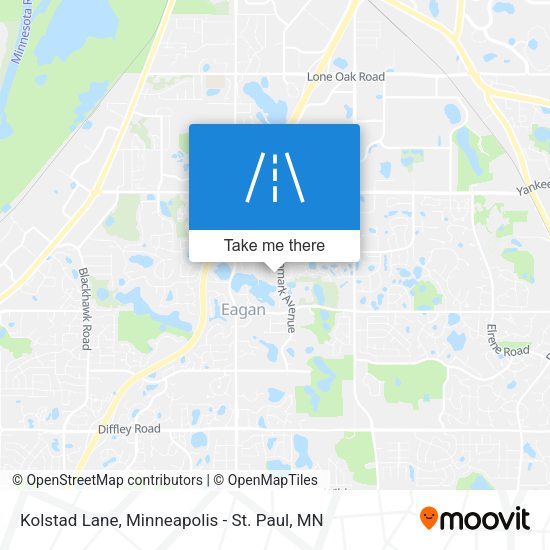 Kolstad Lane map