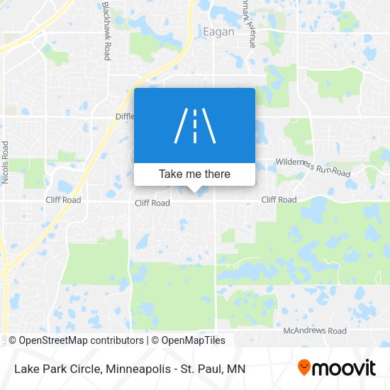 Lake Park Circle map