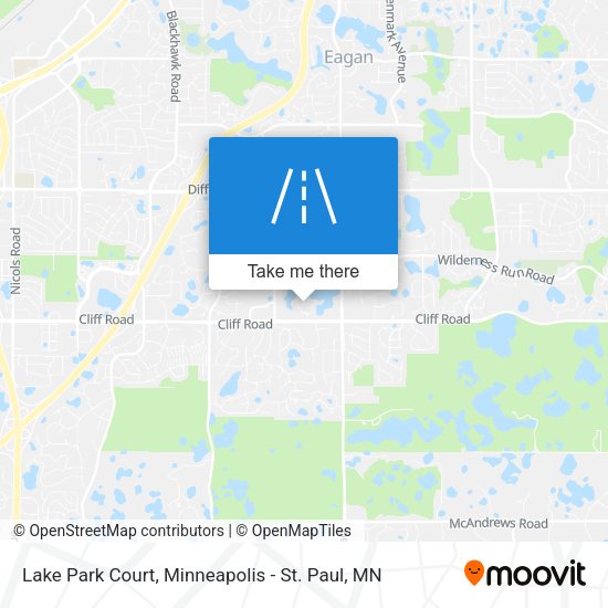 Lake Park Court map
