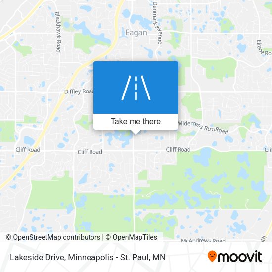 Lakeside Drive map
