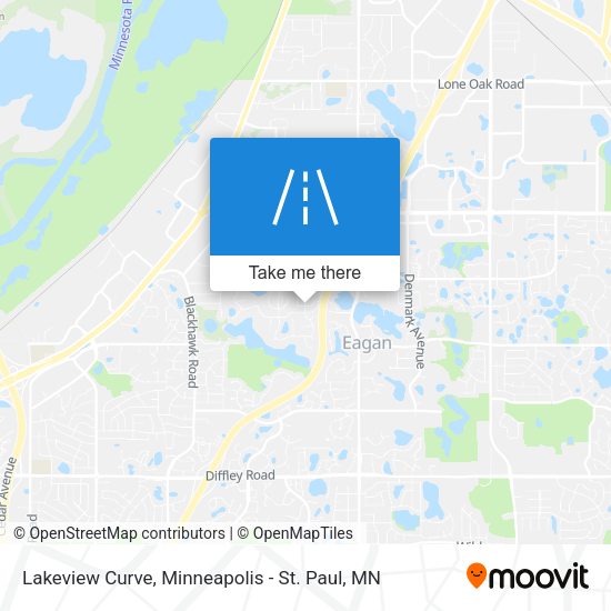 Mapa de Lakeview Curve