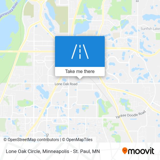 Lone Oak Circle map