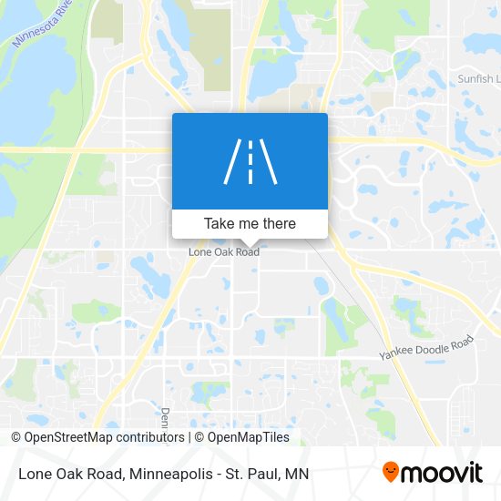 Lone Oak Road map