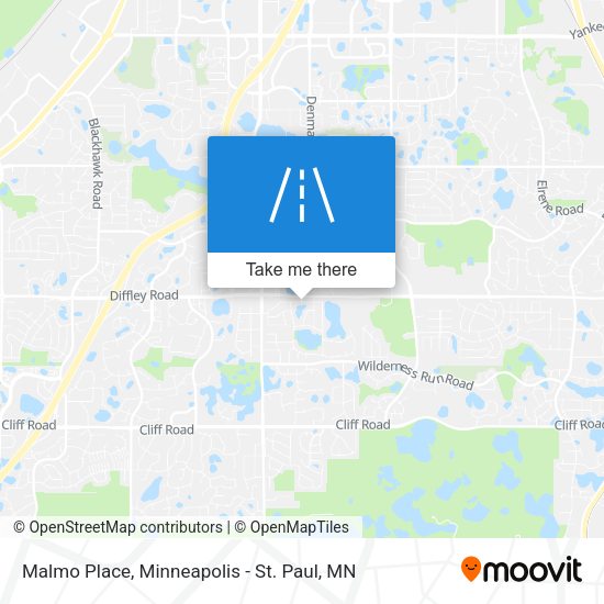 Malmo Place map