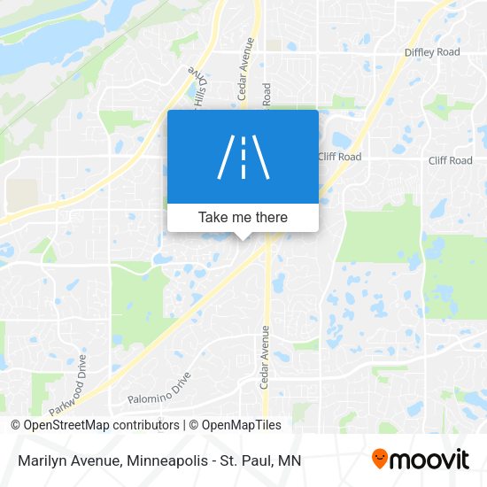 Mapa de Marilyn Avenue