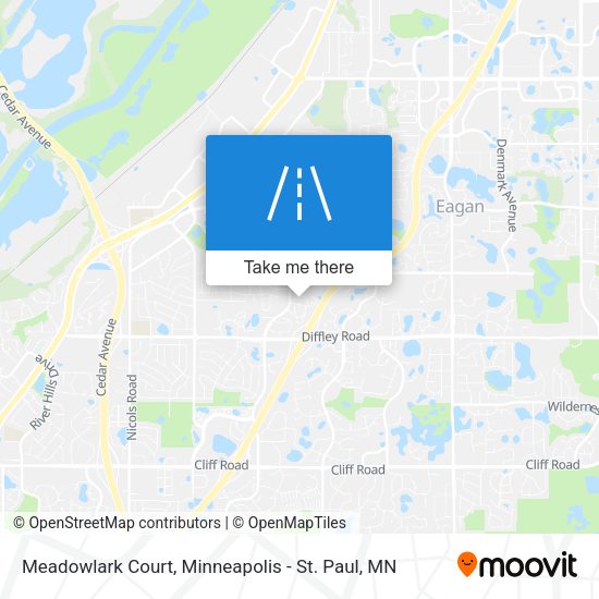 Meadowlark Court map