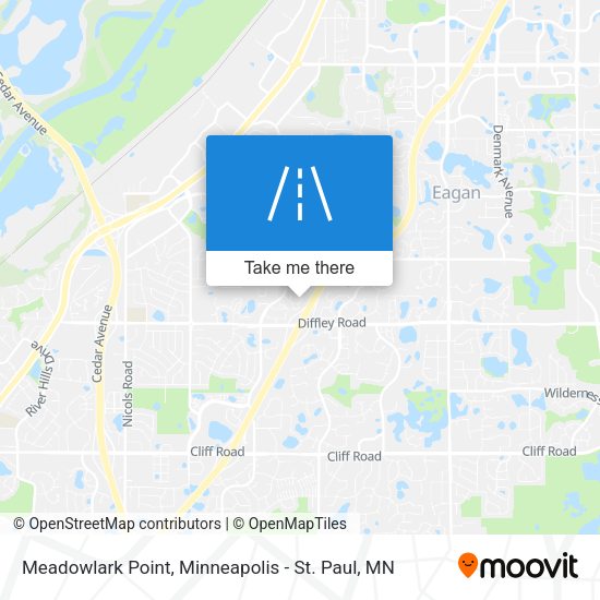 Meadowlark Point map