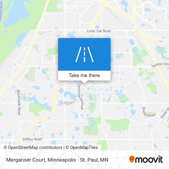 Merganser Court map