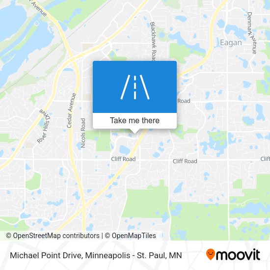 Michael Point Drive map