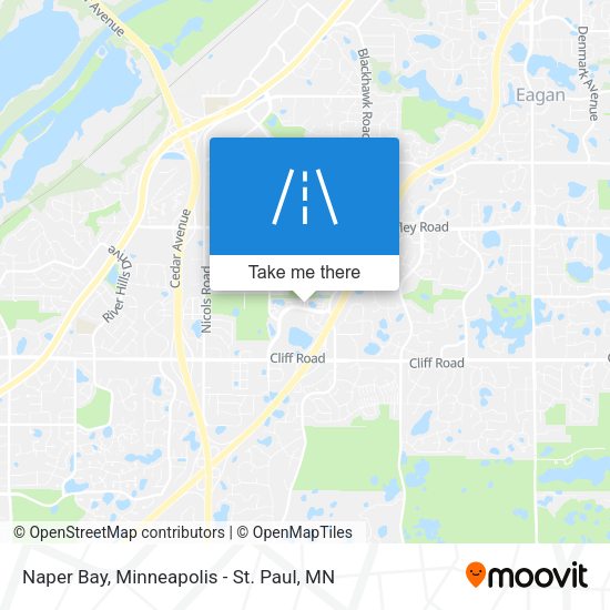 Naper Bay map