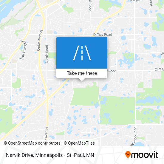 Mapa de Narvik Drive