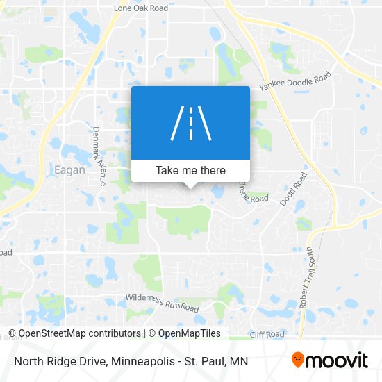 Mapa de North Ridge Drive
