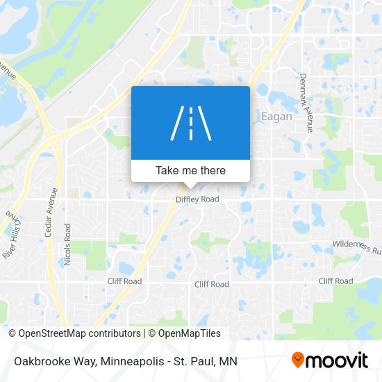 Mapa de Oakbrooke Way