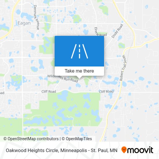 Oakwood Heights Circle map