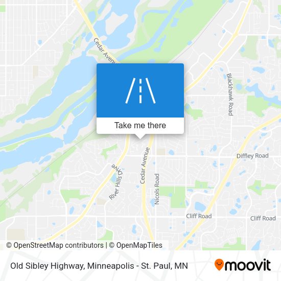 Old Sibley Highway map