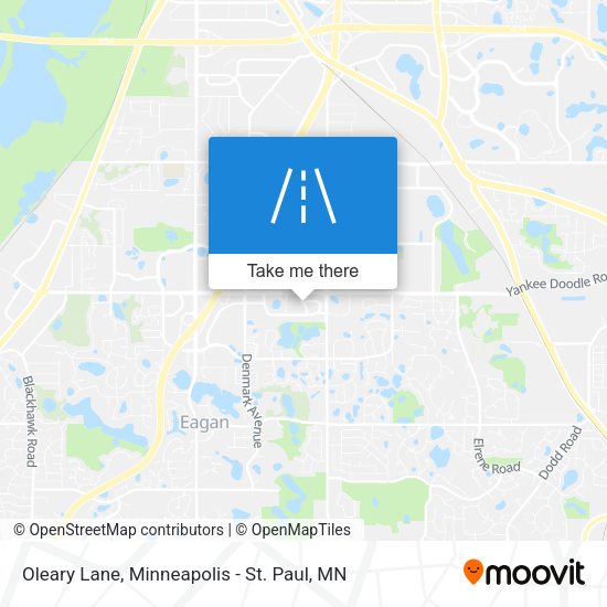 Oleary Lane map