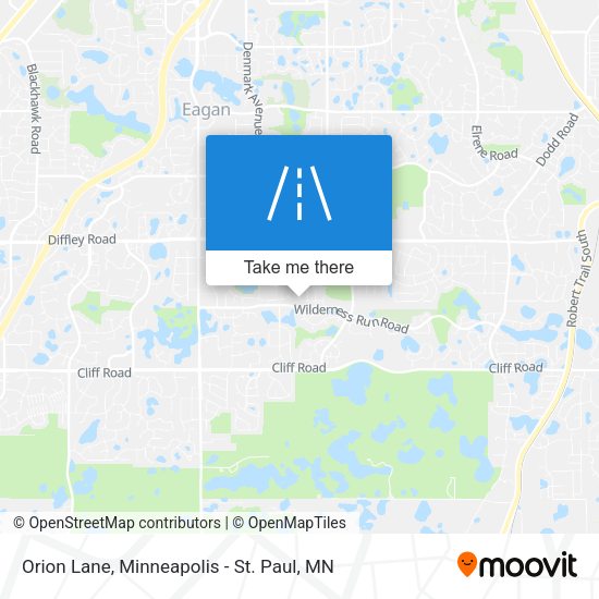 Orion Lane map