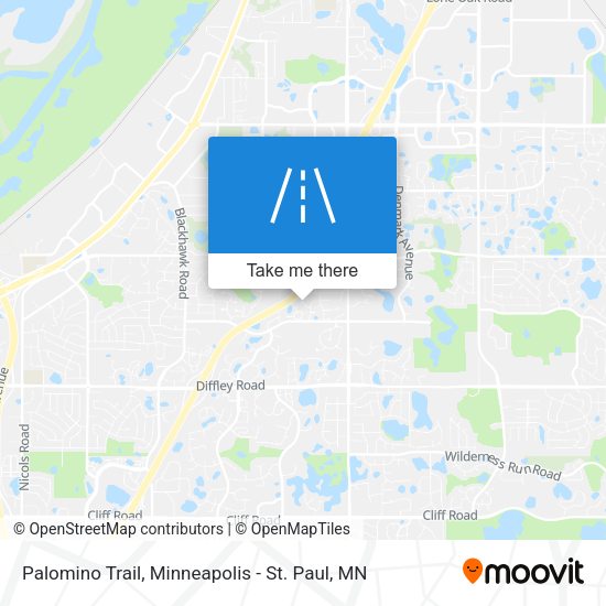Palomino Trail map