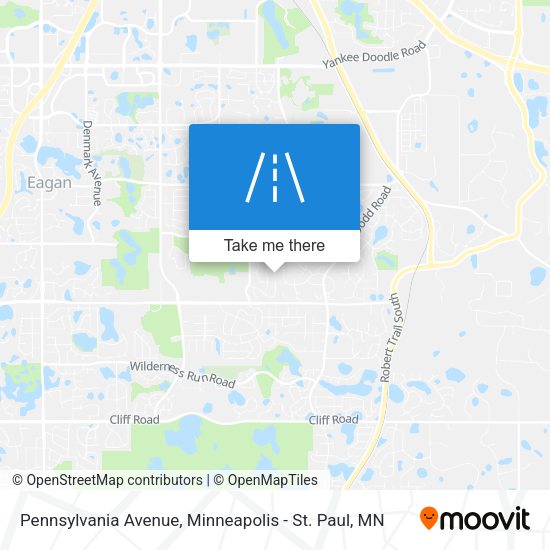 Mapa de Pennsylvania Avenue