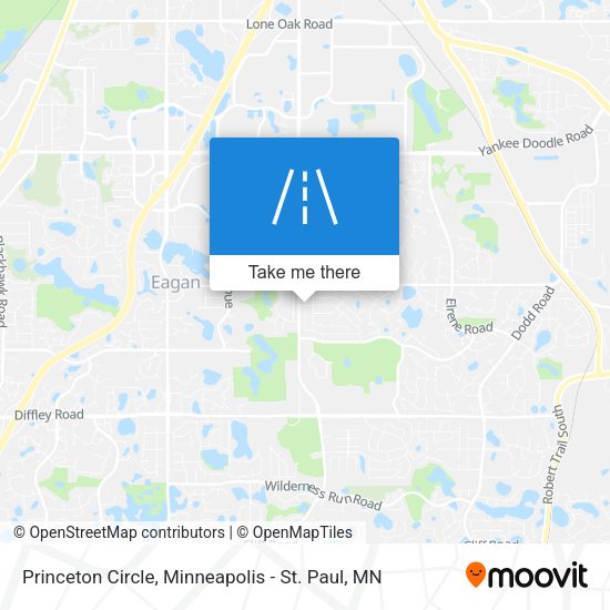 Princeton Circle map