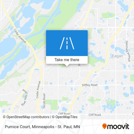 Mapa de Pumice Court