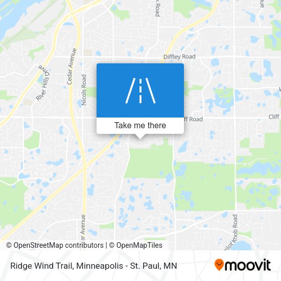 Ridge Wind Trail map