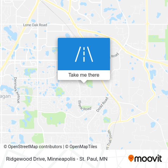 Ridgewood Drive map