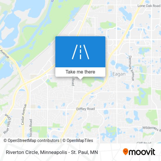 Riverton Circle map