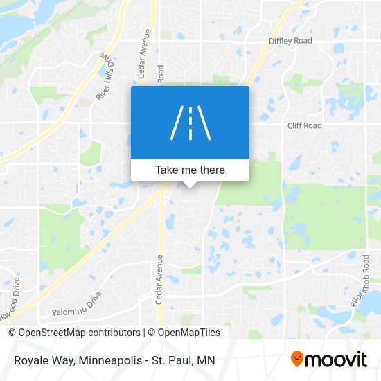 Royale Way map