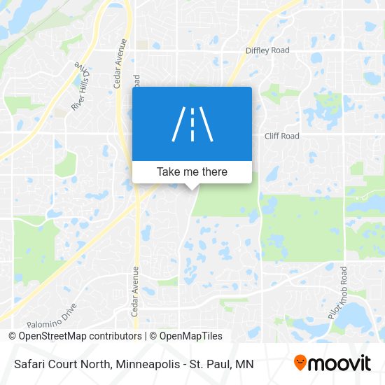 Mapa de Safari Court North