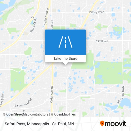 Mapa de Safari Pass