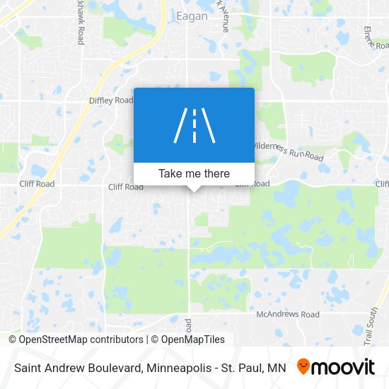 Saint Andrew Boulevard map