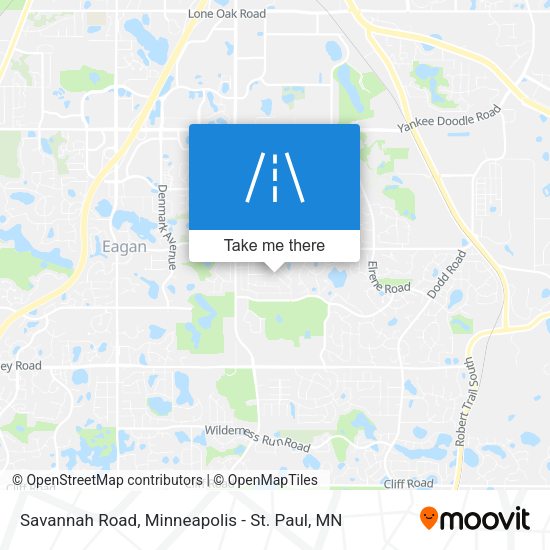 Savannah Road map