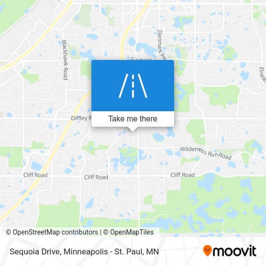 Mapa de Sequoia Drive
