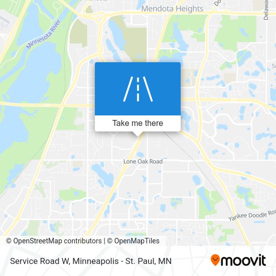 Service Road W map
