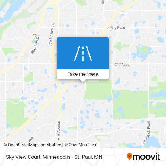 Sky View Court map