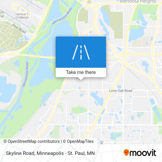 Mapa de Skyline Road