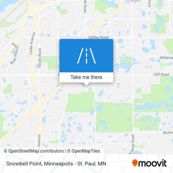 Snowbell Point map