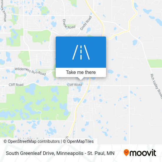 Mapa de South Greenleaf Drive