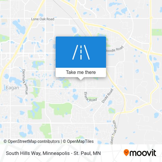 South Hills Way map