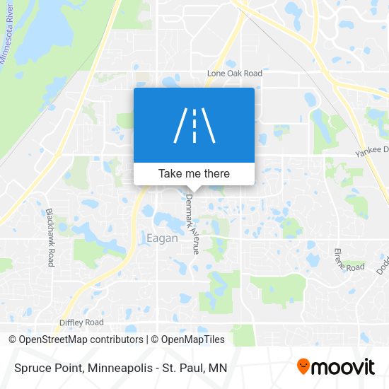 Spruce Point map