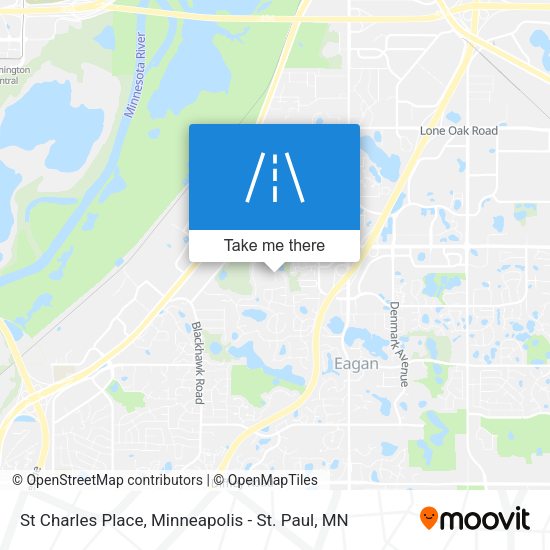 Mapa de St Charles Place