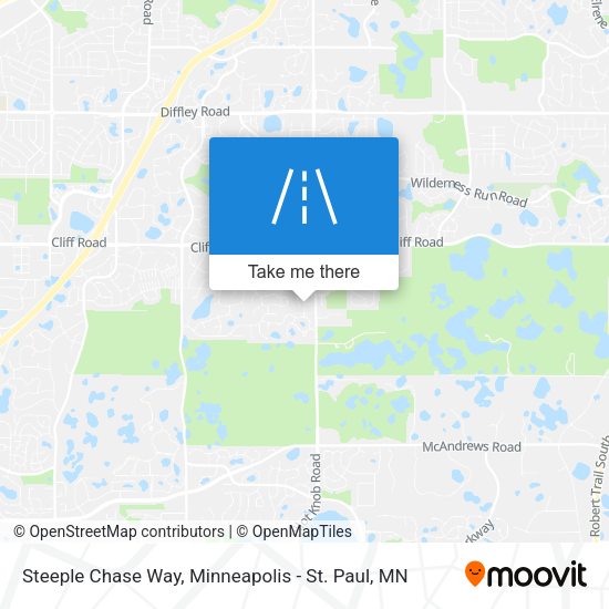 Steeple Chase Way map