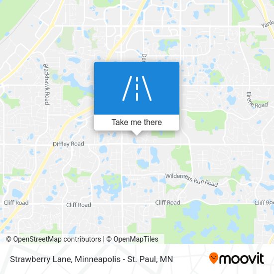 Strawberry Lane map