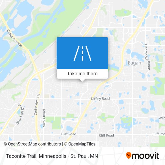 Taconite Trail map