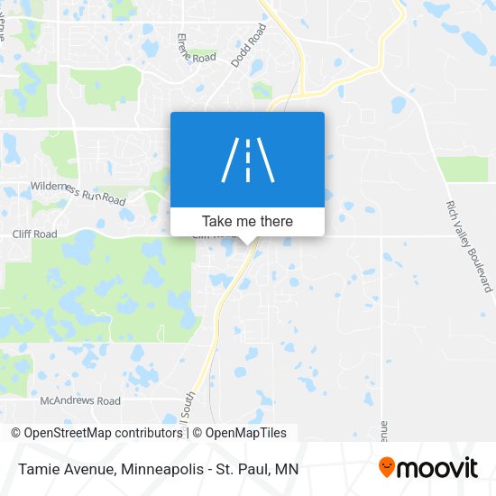Tamie Avenue map