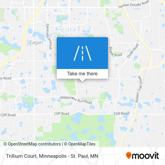 Trillium Court map